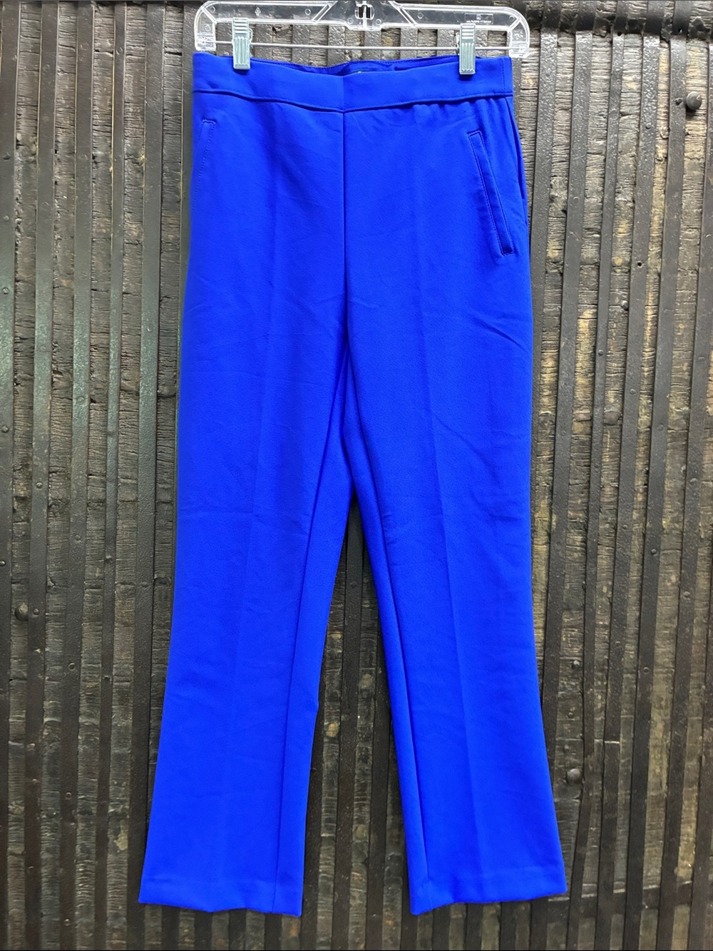 Straight Leg Women’s Pants in Cobalt Blue